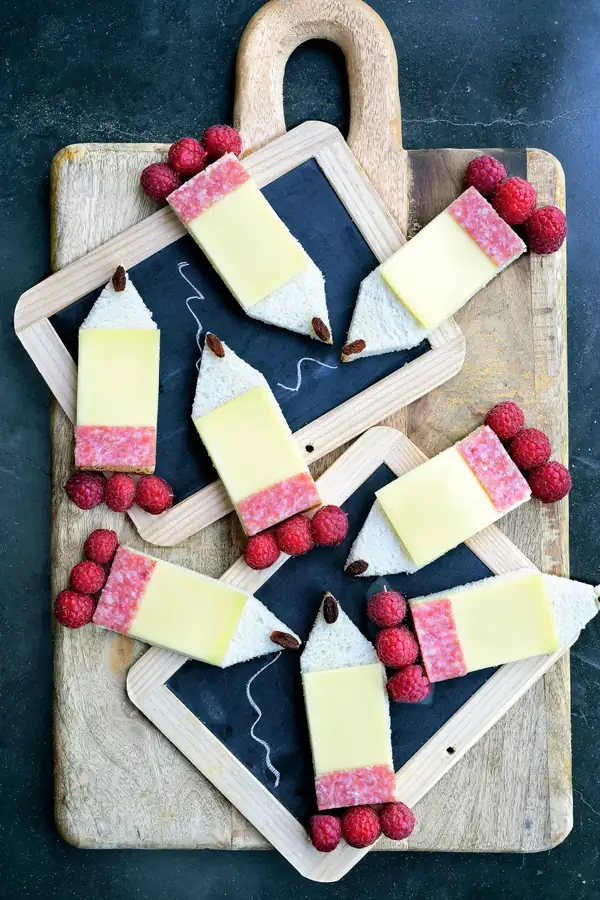 Pencil sandwiches