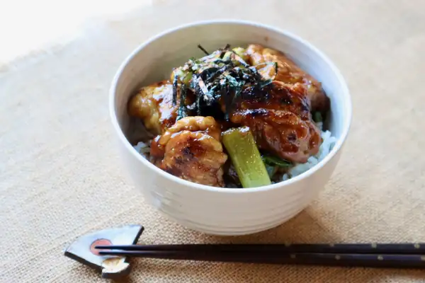 Receta de bol de pollo teriyaki