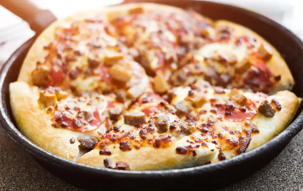 Receta de pizza frita en sartén con masa para panqueques, enviada por Thayanne Santos