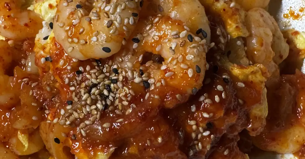 Chili Shrimp Rice Bowl
