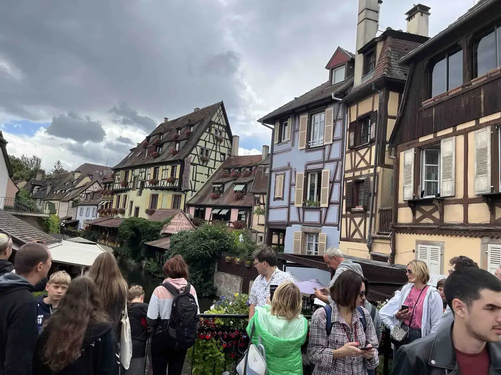 Where to eat in Alsace near Colmar, wine cellar tours, and what to see
