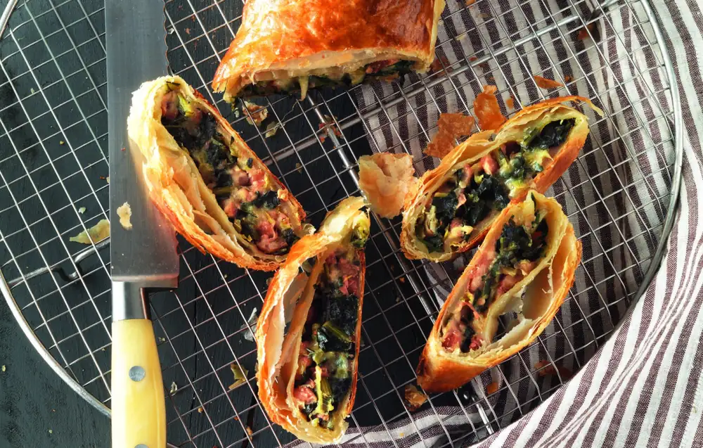 Fontina Vegetable Strudel