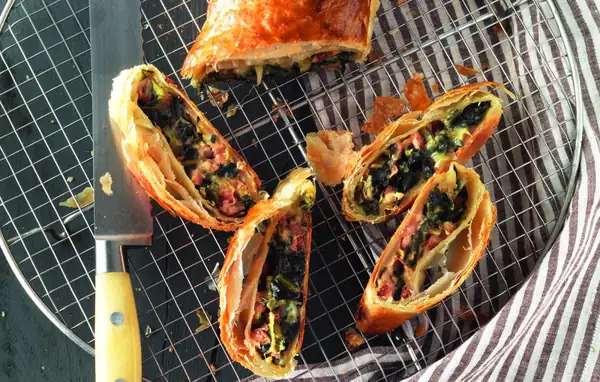 Fontina Vegetable Strudel