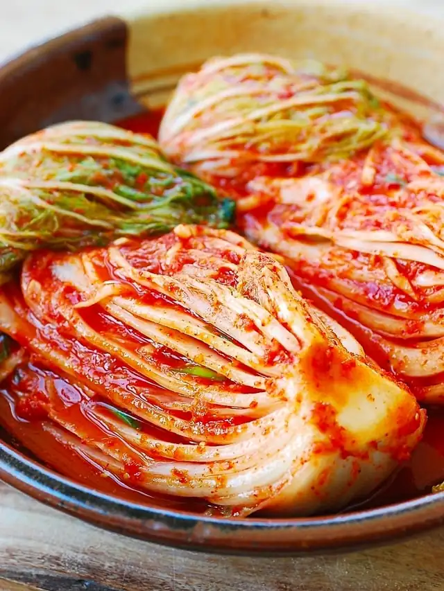 Kimchi tradicional (kimchi de col china)