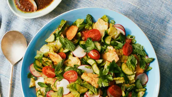 Fattoush Salad With Lemon-Sumac Dressing