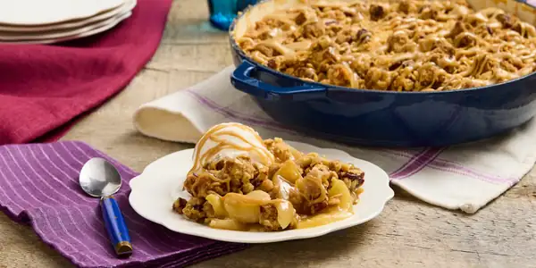 Caramel Apple Crisp
