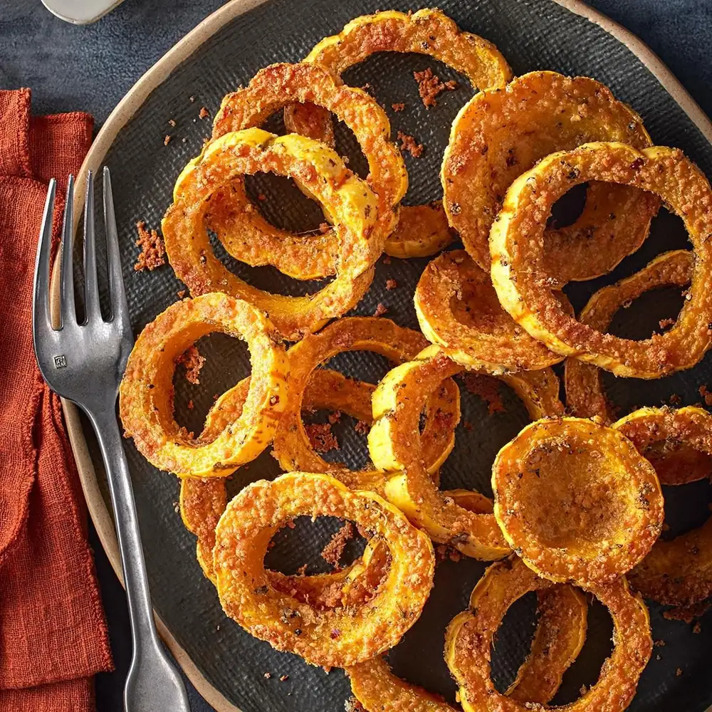 Crispy Delicata Squash Rings