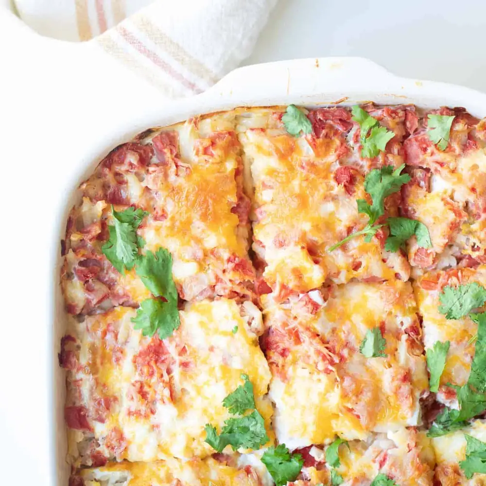 Egg White Breakfast Casserole with Turkey Sausage