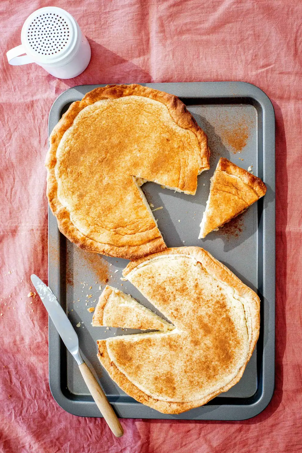 Baked milk tart