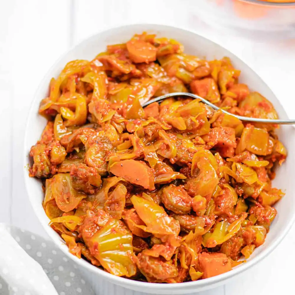 African Fried Cabbage Recipe