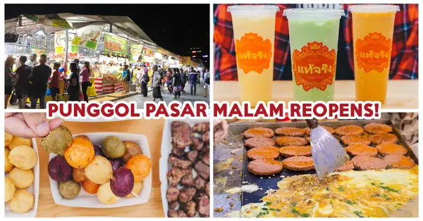 El popular mercado nocturno de Punggol Interchange regresa el 17 de abril y ofrecerá hamburguesas Ramly, té con leche tailandés y más.