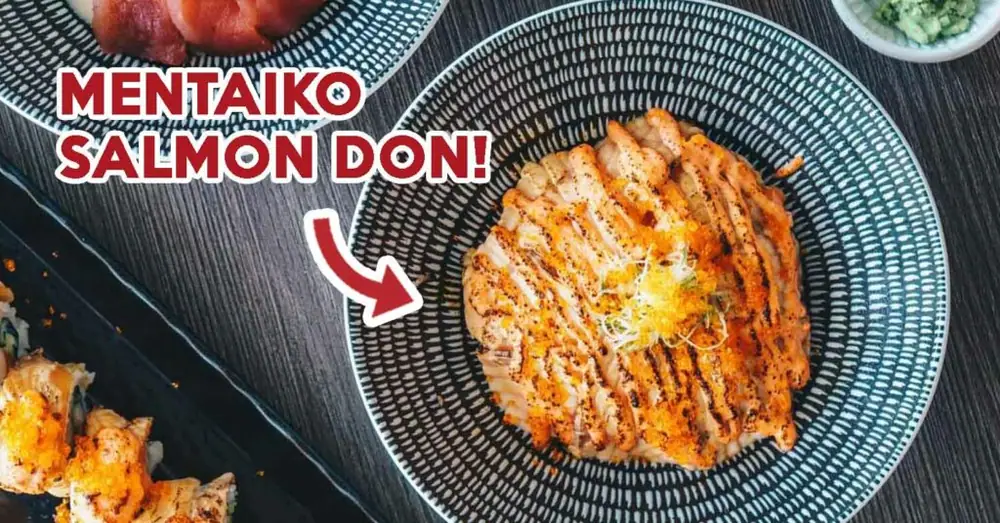Reseña de la cocina japonesa Kazoku: Mentaiko Salmon Don y Chirashi buenos y económicos en Novena