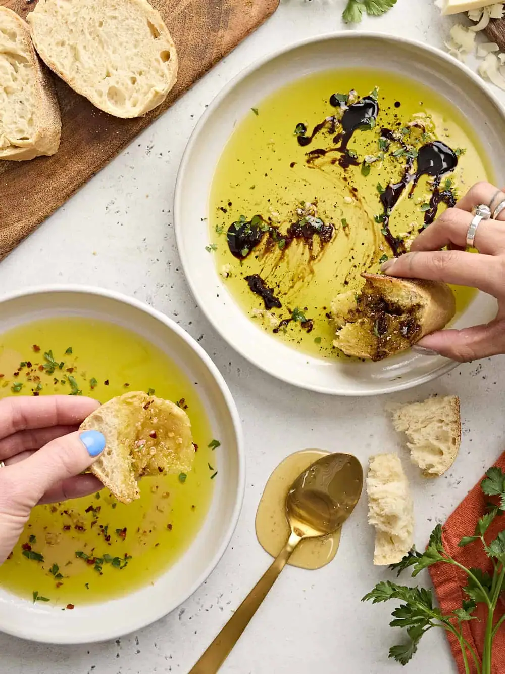 Lean In…The Secret to Happiness Is Bread (and These Dips!)