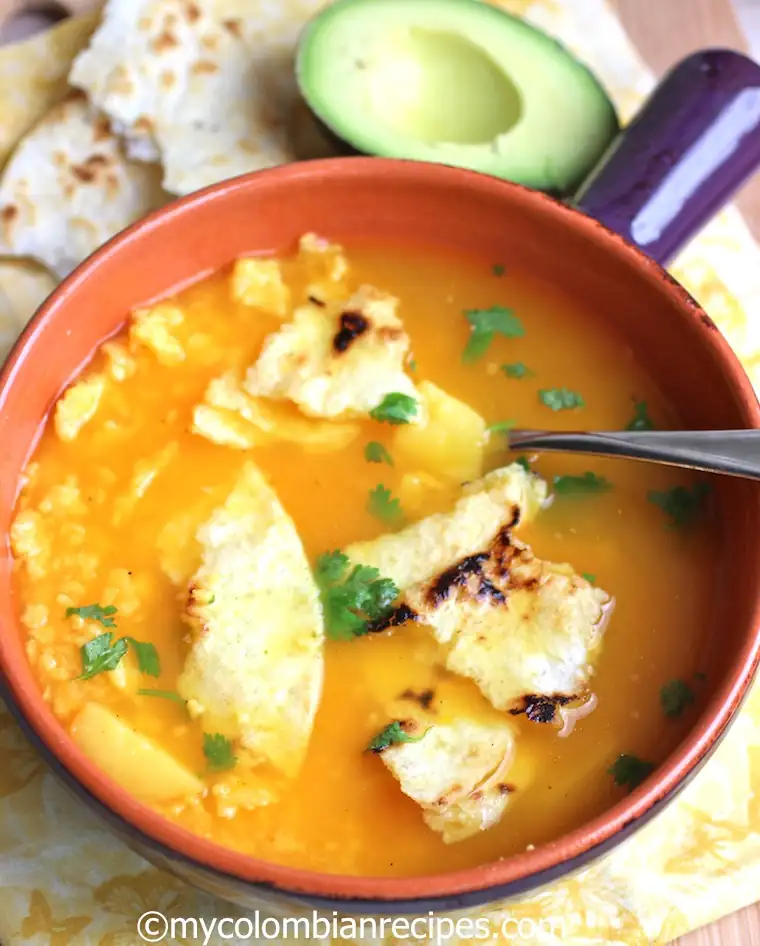 Sopa de Arepa (Corn Cake Soup)