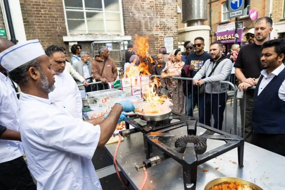 A one-day-only curry festival will fill Brick Lane with flavour, live performances, a parade, and giant puppets this month