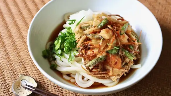 Kakiage Bukkake Udon Recipe