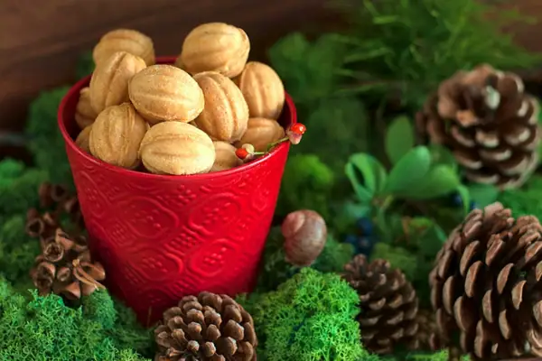 Galletas rusas de nueces: Oreshki
