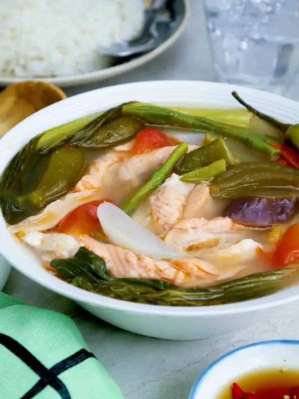Sinigang na Salmon Belly sa Kamias