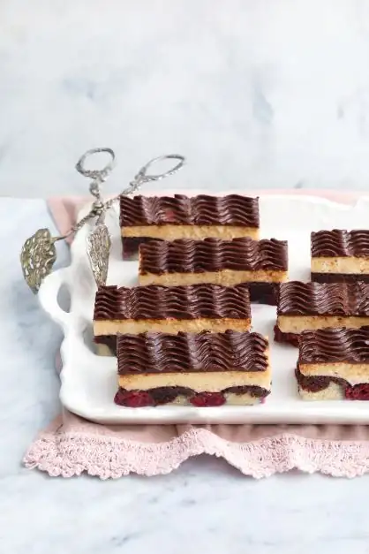 Sachertorte with apricot jelly