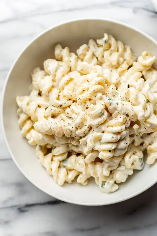 Salsa de queso crema para pasta