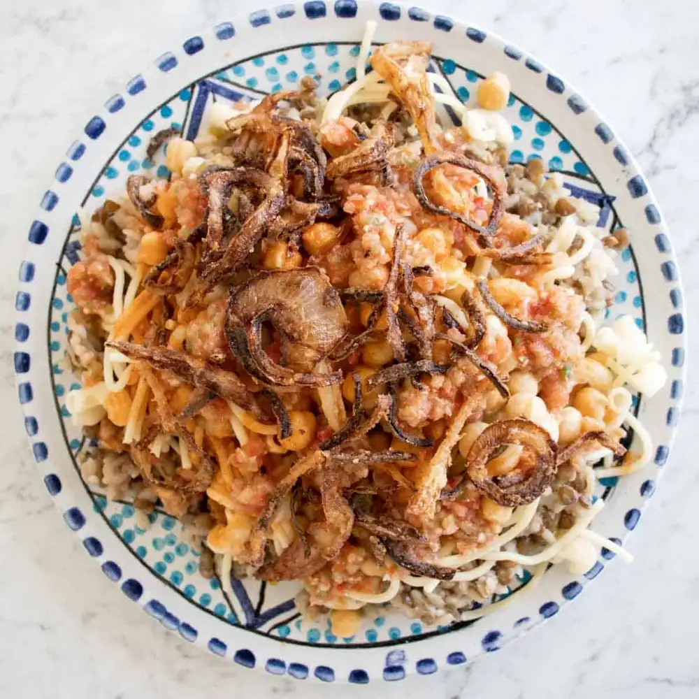 Receta de Koshari egipcio (El mejor que he probado)
