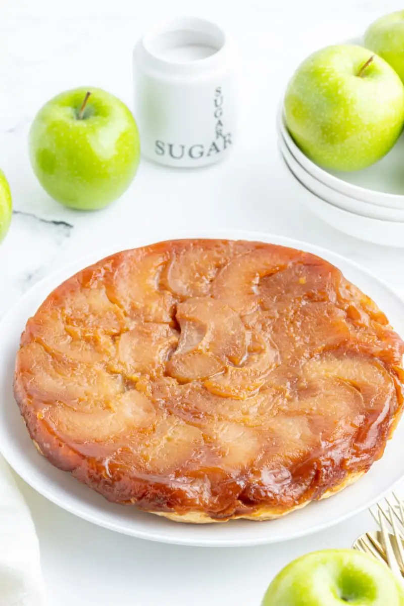Tarta Tatin de manzana fácil