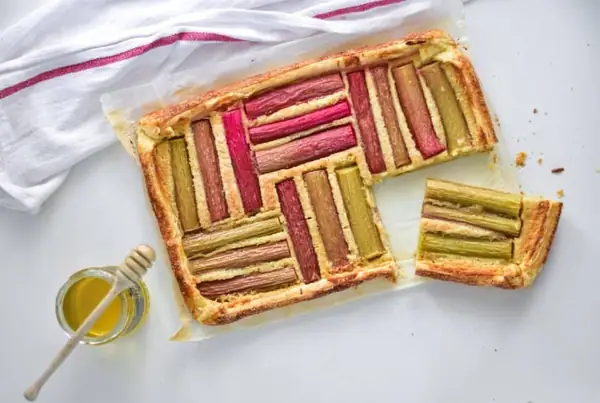 Rhubarb Frangipane Tart