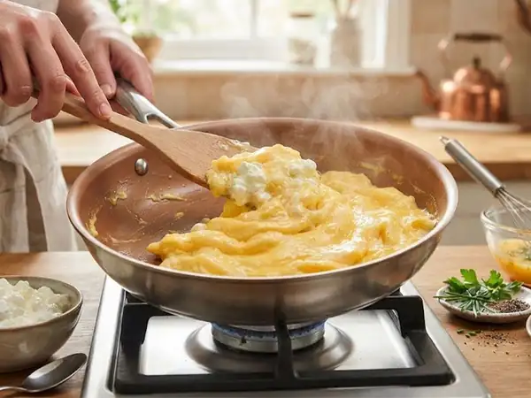 The only ingredient that makes scrambled eggs creamier
