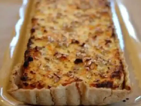 Carrot and buckwheat flake tart: recipe