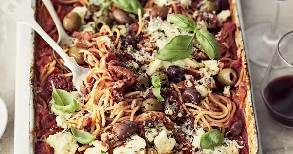 Oven spaghetti