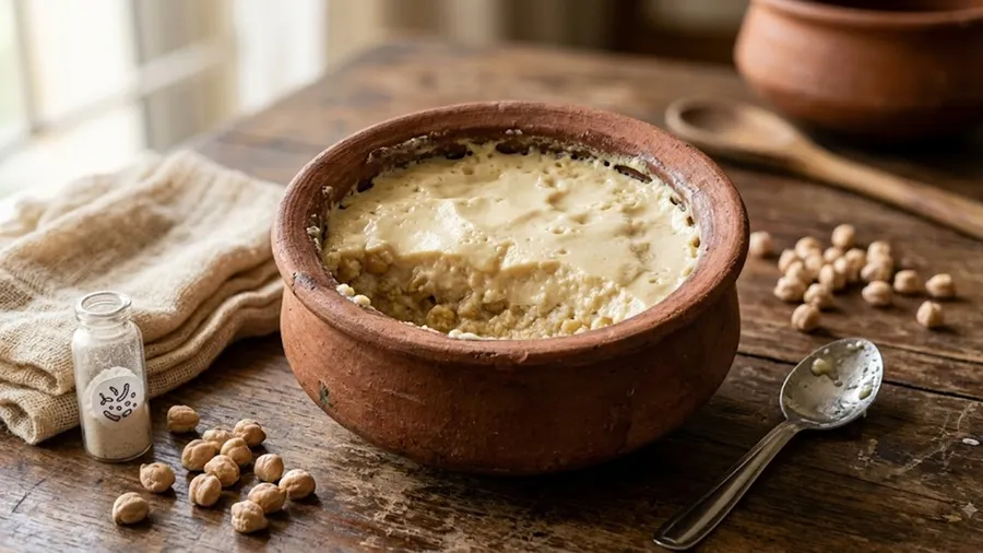 Garbanzos convertidos en "cuajada": Cómo funciona este truco de fermentación viral