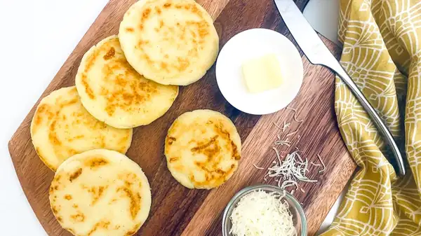 Cheese-Stuffed Arepas Recipe
