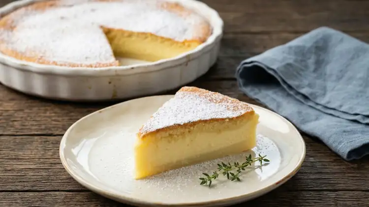 Magic Lemon Cake: one batter, three incredible textures!