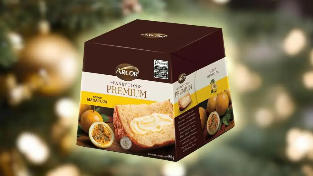 Passion fruit flavored panettone is Arcor's new offering for Christmas