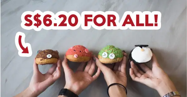 Car Born Cafe Review: Car-Themed Cafe With Cute Animal Lava Choux Puffs In JB