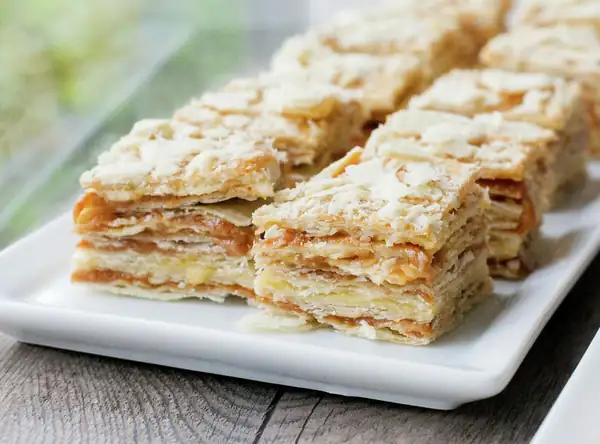 Mille-feuille pastry with dulce de leche and egg yolk - Pilar Hernández's Chilean Kitchen