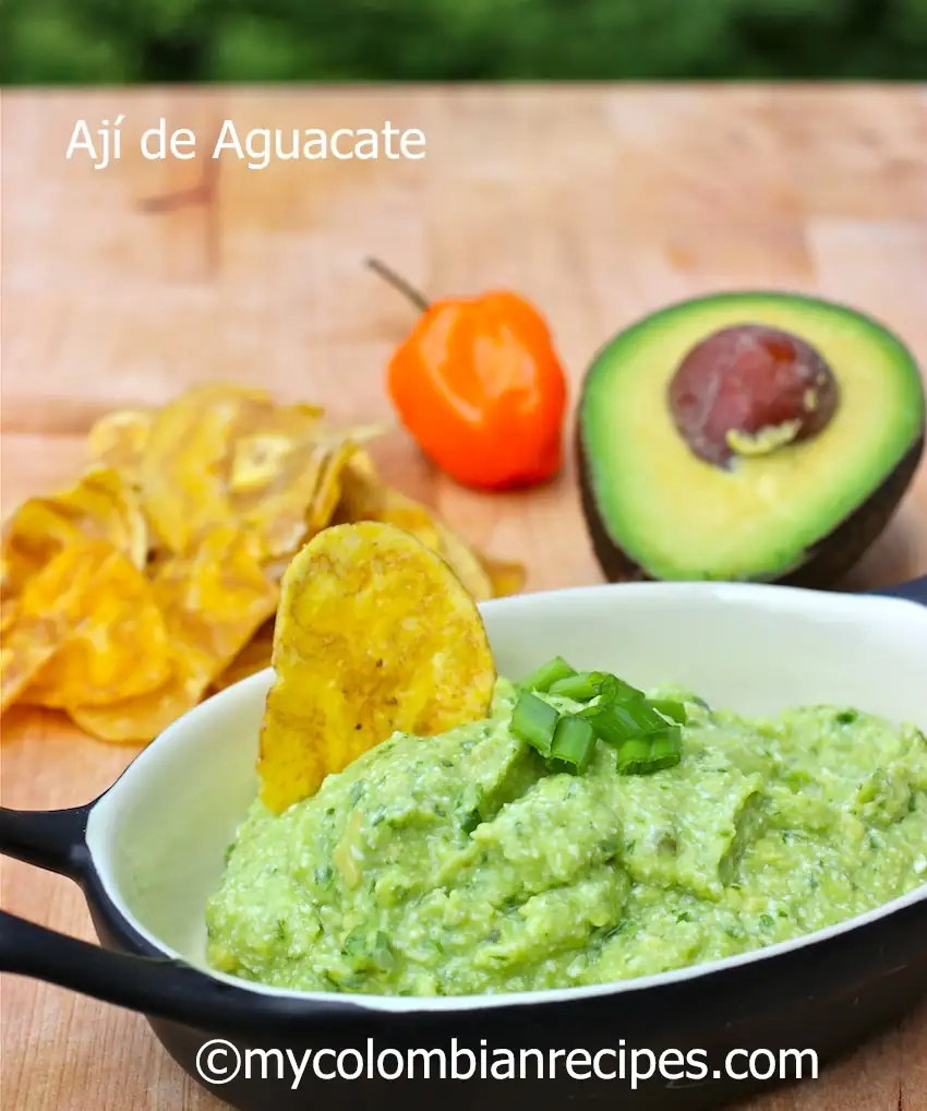 Ají de Aguacate (salsa picante colombiana de aguacate)
