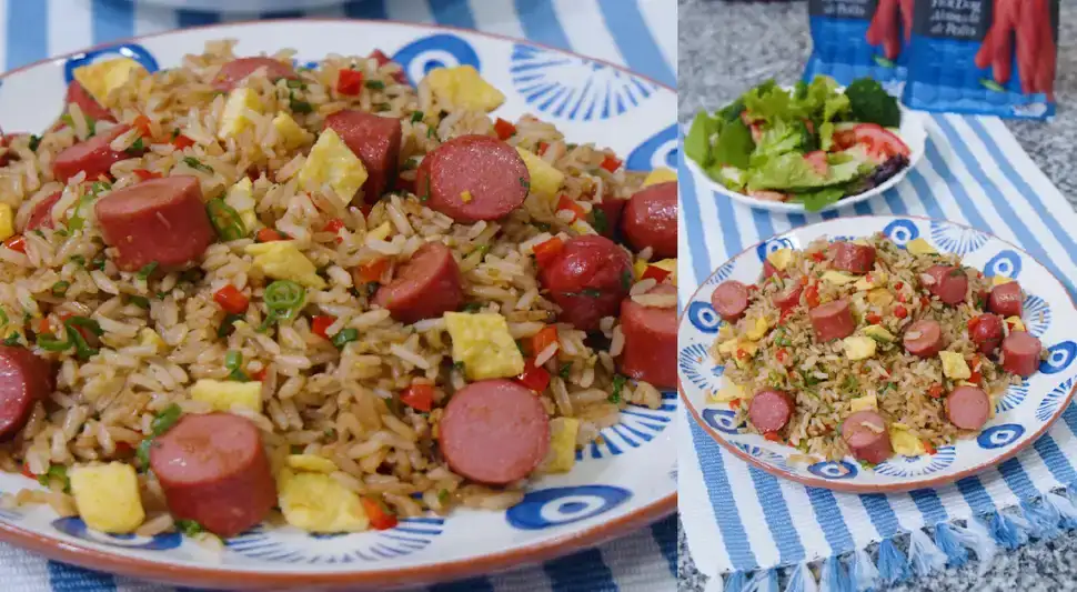 Arroz Chaufa con salchicha: receta peruana (VIDEO)