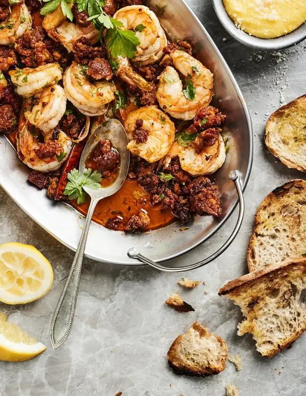Crabs and chorizo