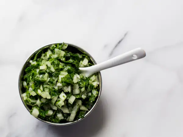 Salsa verde chilena - La cocina chilena de Pilar Hernández