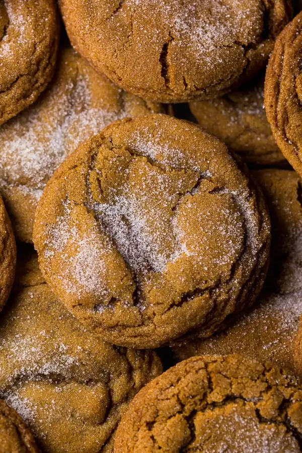 The Best Soft and Chewy Molasses Cookies