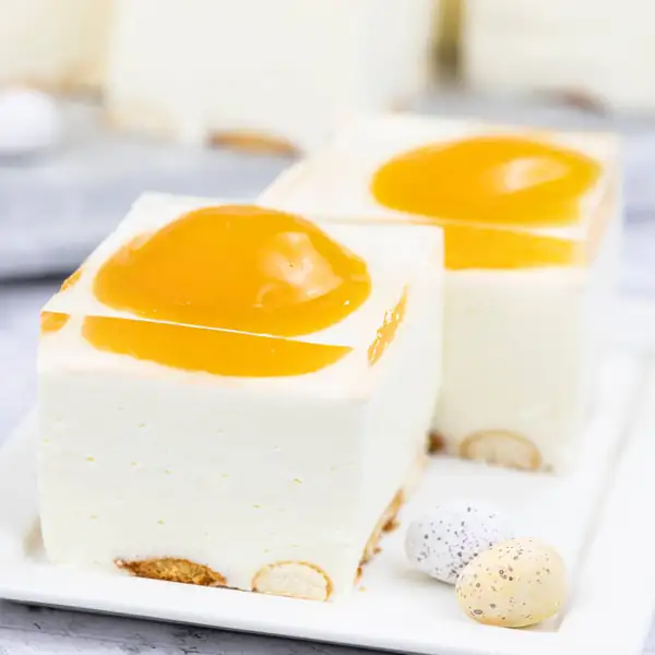 Fried egg cake