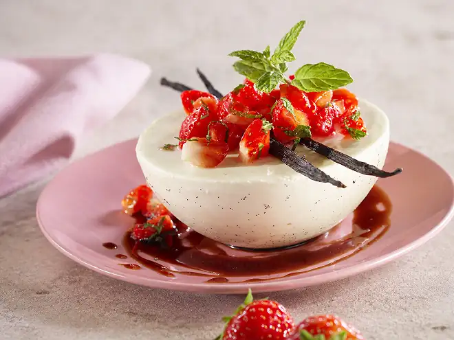 Panna cotta ultra cremosa, toda la dulzura de Italia