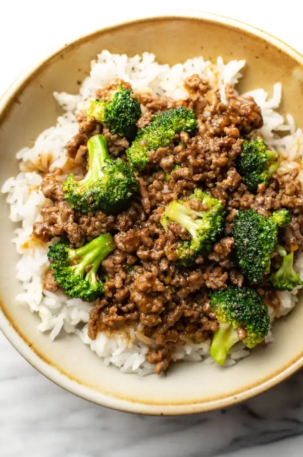Ground Beef and Broccoli