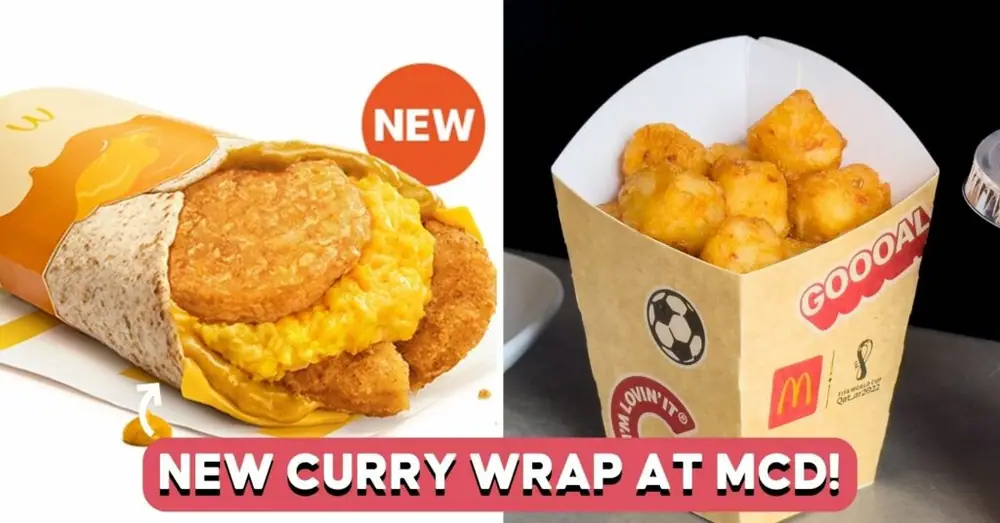 McDonald's lanza el wrap de desayuno de pollo al curry, y también regresan los Potato Pops
