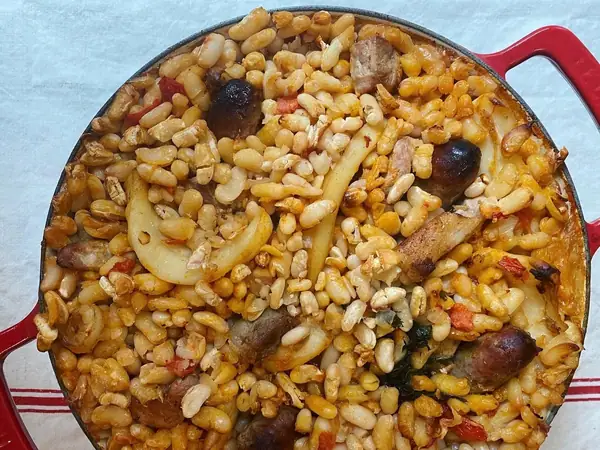 Cuttlefish Cassoulet with Pork Sausage Recipe