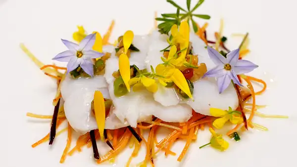 Recipe: Skrei Petals and Spicy Carrot Salad