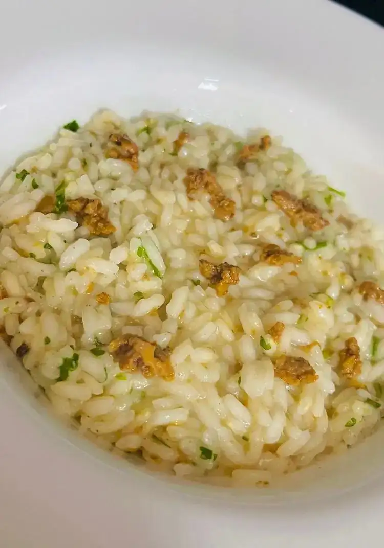 Sea urchin risotto