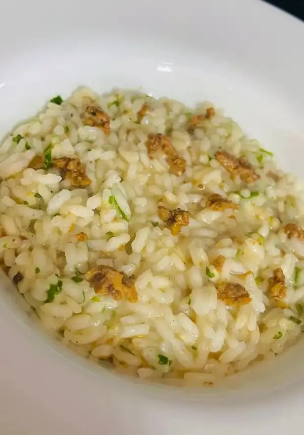 Sea urchin risotto
