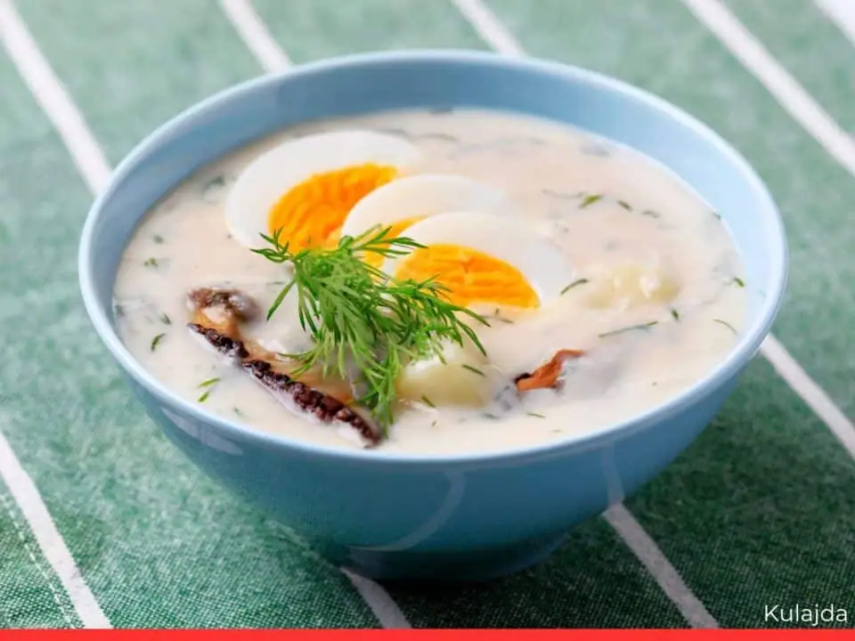Kulajda (Mushroom, Potato, and Dill Soup)